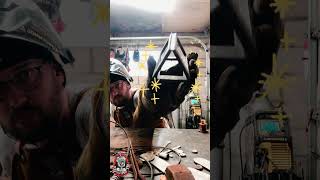 Welding my SCRAPFEST14 sculpture [upl. by Trevorr701]