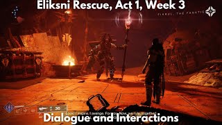 Eliksni Rescue Act 1 Week 3 Story Quest 4K  Destiny 2 Episode Revenant [upl. by Rita327]