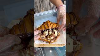 Magnum Croissant 🥐 dessert crossiant nutrella youtubeshorts foryou reels foodie [upl. by Shara]