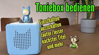 Toniebox Bedienung Tutorial Toniebox bedienen  So bedienst du die Musikbox [upl. by Suitangi]