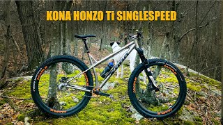 Kona Honzo Ti Singlespeed Bike Check [upl. by Tali]