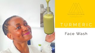 TURMERIC FACE WASH  WITH RECIPE  EASY DIY FACE WASH [upl. by Vaclav]