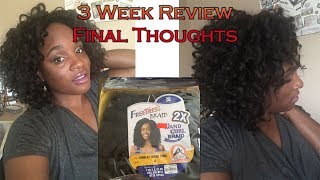 Ringlet Wand Curl Crochet Hair  3 Week Review [upl. by Noyerb751]