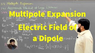 L332 Multipole expansion The electric field of a dipole [upl. by Lissie]