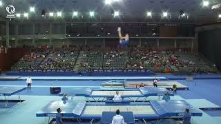 Pierre GOUZOU FRA  2024 Trampoline European silver medallist [upl. by Dede]