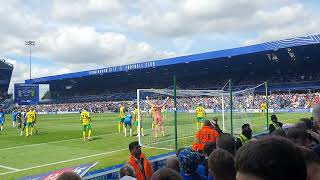 Birmingham City V Norwich City Home 2024  Krystian Bielik Great Chance [upl. by Lemay]