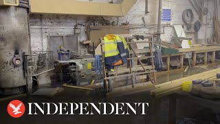 Newark workshop submerged in waisthigh floodwater [upl. by Routh769]