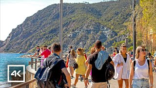 🇮🇹 Monterosso al Mare Italy  Walking Tour 4K HDR 60fps September 2022 [upl. by Ainocal850]