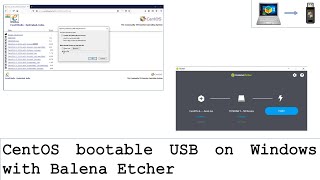 CentOS USB on Windows with Balena Etcher [upl. by Roselin]