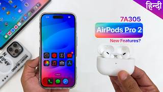 AirPods Pro 2 Update 7A305 is out for iOS 18  New features [upl. by Eniamsaj]