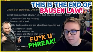 Thebaus Reacts To New Upcoming Bounty System In League  League of Legends Clip [upl. by Anim970]