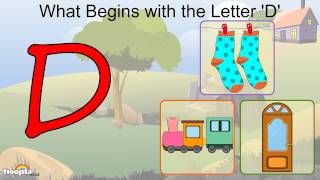 Learn About The Letter D  Preschool Activity  HooplaKidz [upl. by Wilsey24]