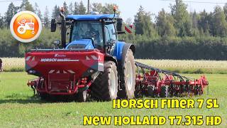 Horsch Demonstrations 2024  Horsch Finer 7 SL amp New Holland T7315 HD [upl. by Wanids]