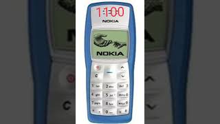 رنة الهاتف المشهور نوكيا ١١٠٠ هواتف الزمن الجميل موبايل الجوال نغمات Nokia 1100 Ringtone sonnerie [upl. by Oramug471]