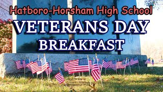 HatboroHorsham High Schools Veterans Day Breakfast 2024 [upl. by Aneloc]