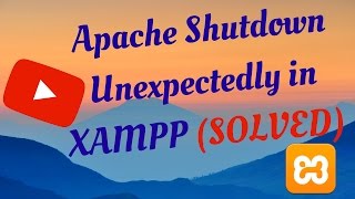 Localhost phpMyAdmin Apache Shutdown Unexpectedly in XAMPP Solved [upl. by Conrade]