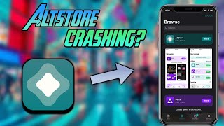 Altstore Crashing How To Fix Altstore Altstore Crashing Fix Altstore Not Working [upl. by Ara]