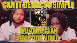 Our First Time Hearing Can It All Be So Simple  WuTang Clan Reaction Video [upl. by Icyac]