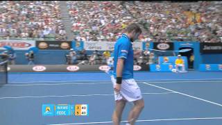 Shot of the day  Tuesday 25 January Australian Open 2011 [upl. by Nuahc]