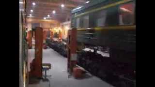 Mongolia  China border  train bogie exchange [upl. by Aileda727]