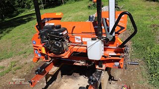 wood mizer lx25 sawmill fixing sawmill issues [upl. by Nairehs633]