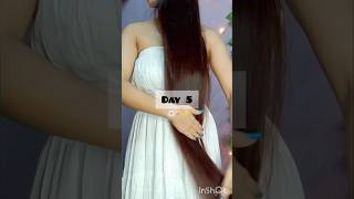 10 days hair growth series Day 5 hairgrowth hair growhair shorts hairtips haircare hairvlog [upl. by Ynavoj]