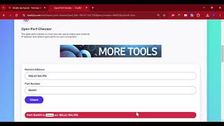 How to Scan IP Address and find open Ports of Website or specific IP [upl. by Assylla]