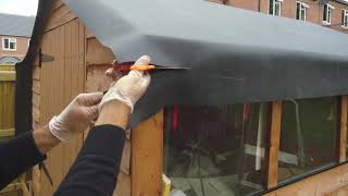 How to Waterproof your Shed Roof with an EPDM Shed Roof Kit  Fast and Easy to Install [upl. by Conner895]