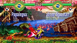 FT5 samsho2 Papalegua BR vs abner desaster BR Samurai Shodown II Fightcade Nov 20 [upl. by Fineman241]