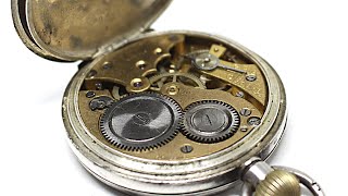 1912 WW1 Silver Pocket Watch Restoration [upl. by Eseerehs]