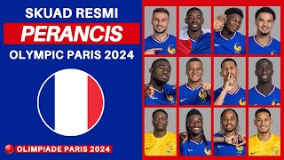 Daftar Pemain Perancis 2024  Olimpiade Paris 2024 [upl. by Branca897]