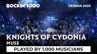 Knights of Cydonia  Muse played by 1000 musicians  Rockin1000 [upl. by Light706]