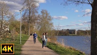 Walking around the lake Växjösjön  4K City Walking Sweden [upl. by Eentroc932]