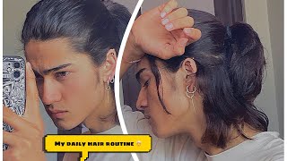 My simple amp genuine hair care routine 👱Asif vlogs [upl. by Hamfurd]