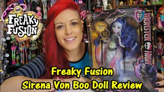 Monster High Freaky Fusion Sirena Von Boo Hybrid Doll Review [upl. by Latonia]