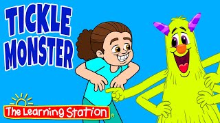 Tickle Monster ♫ Tickle Songs ♫ Funny Songs ♫ Ticklish ♫ Kids Songs by The Learning Station [upl. by Sallie]