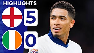 England vs Ireland 50  Highlights amp Goals  UEFA Nations League 202425 [upl. by Zebapda]