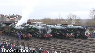 Didcot Railway Centre  The Four Castles 04032023 [upl. by Adlee]