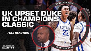 FULL REACTION to Champions Classic Jay Williams on Duke vs Kentucky amp Michigan St vs Kansas  SC [upl. by Elish919]