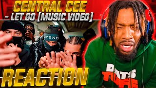 CENTRAL CEE GOT HIS HEART BROKE  Central Cee  Let Go REACTION [upl. by Aicened]