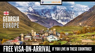 Georgia FREE ON ARRIVAL TOURIST VISA  How to get FOR GCC Residents in 2022 [upl. by Crichton]