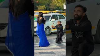 Photo click ❌ Propose ✅ 😜  random propose reaction funny trending youtube jaipur [upl. by Trilley]