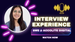 Accolite Digital Interview Experience  Batch  2022  All Interview Questions Covered [upl. by Cord]