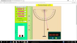 Vidéo3  pendule simple  Période en fonction de la longueur Prof ANADDAMI – UH1 [upl. by Sower]