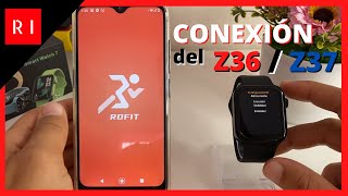 👉 Conexión del Smartwatch Z36Z37 Paso a Paso [upl. by Ueihtam933]