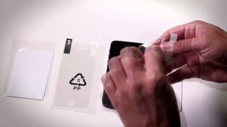 How To Install Belkin Screen Guard onto your iPhone 5 [upl. by Yrffoeg]