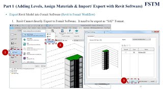 Autodesk Formit SoftwarePart 8 Import Revit with Assign Materials [upl. by Kramer644]