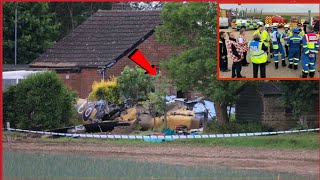 RAF pilot dies after Spitfire crashes in field near Coningsby base in Lincolnshire [upl. by Nimsay10]