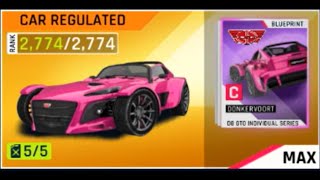 Asphalt 9 ROCKET AND TRACTOR COMBINED Donkervoort D8 GTO Individual Series Max Test [upl. by Eidassac693]