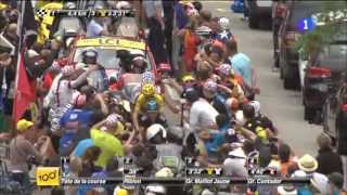 Últimos 5 km del mítico AlpeDHuez Tour de Francia 2013 Ataques Nairo Quintana [upl. by Esdnyl1]